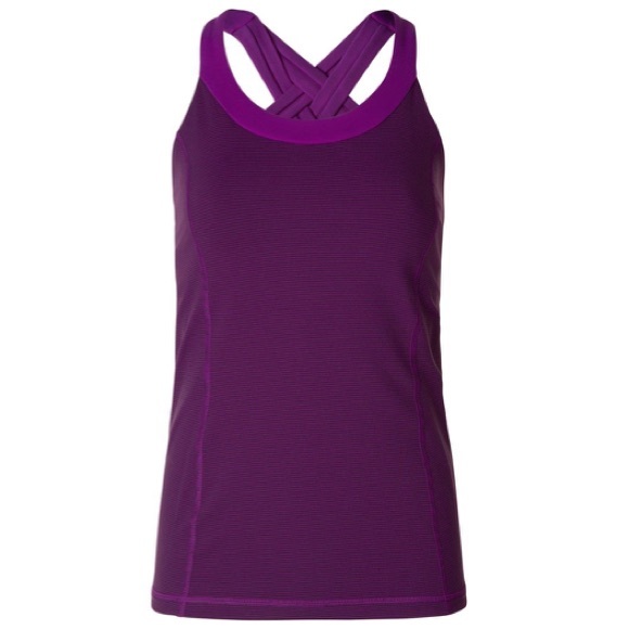 Lululemon Enhearten Tank Wee Stripe Tender Violet Black / Tender Violet Size 4 - Picture 4 of 11